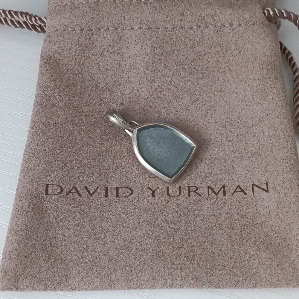 David Yurman Sterling Silver Saint Anthony Pendant Amulet for Men - Picture 4 of 4